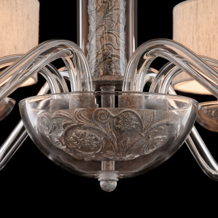 Люстра 6*E14 40Вт Серый IP20 Maryland ARM526PL-06GR Maytoni