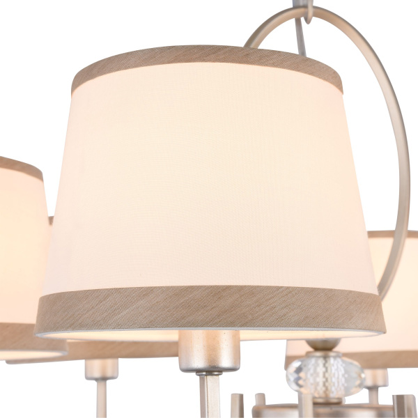 Люстра 6*E14 40Вт Серебро Антик IP20 Teona FR5538PL-06BR Freya