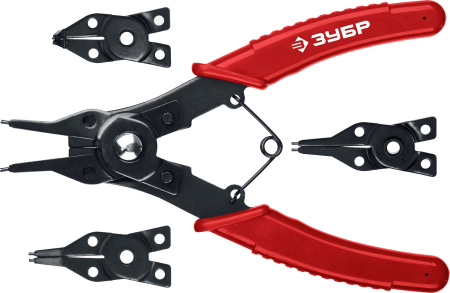 4-в-1 съемник стопорных колец, 4 насадки ЗУБР