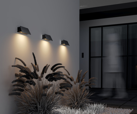 Настенный светильник (бра) 6Вт 3000К Графит IP54 Trupp O429WL-L6GF3K Outdoor Maytoni