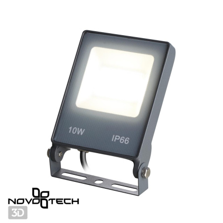 Ландшафтный св-к IP66 LED 4000K 10W 100-300V ARMIN темно-серый NOVOTECH