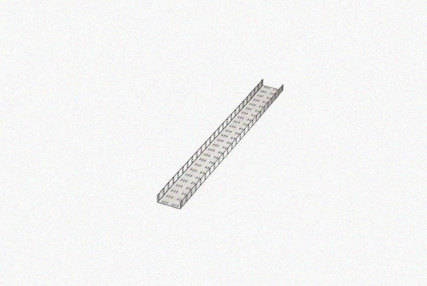 Лоток замковый перфорированный ЛМЗ 100х100х3000 УТ1,5, оцинкованный лист, S1,2