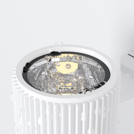 Настенный светильник (бра) 60Вт Белый IP54 Rando O419WL-01W Outdoor Maytoni