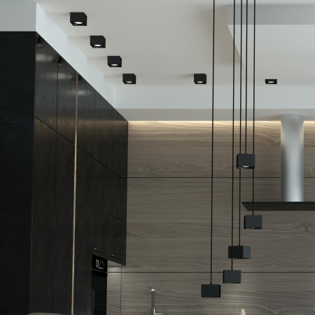 Св-к накл.св/д,провод 2м IP20 LED 4000К 12W 220V PATERA черный B NOVOTECH