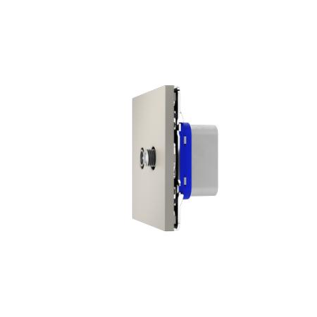 Розетка телевизионная встраиваемая Voltum S70 оконечная TV+SAT, (кашемир)