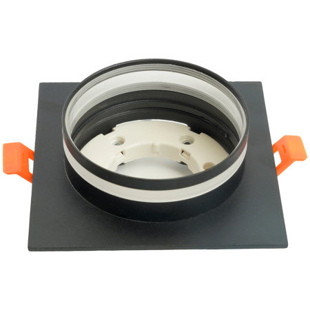 Светильник потолочный встраиваемый, 15W 230V GX53, черный, квадрат, без лампы, DL503 LUNA Feron