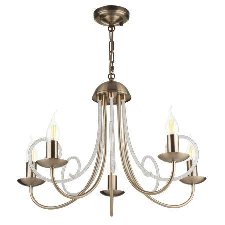 Люстра 5*E14 60Вт Бронза IP20 Nicole FR2008PL-05BZ Freya