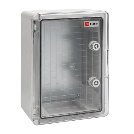 Щит пластиковый с монтажной платой прозр, дверь 500х400х180 мм IP65 PROxima EKF