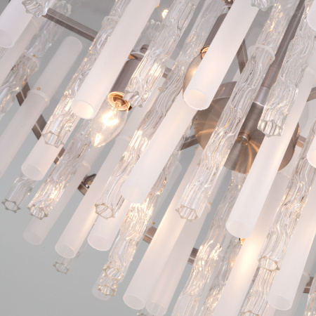 Потолочная люстра умный дом 9*E14 60Вт никель IP20 Hollis (367/9 Smart никель) Bogate's