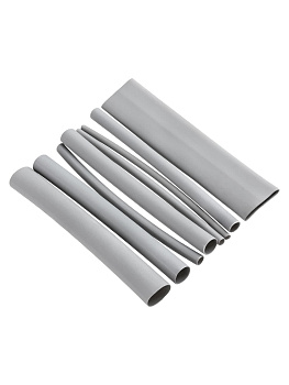 Набор трубок термоусаживаемых, клеевых "Моноцвет-диапазон, серый TDM" Набор трубок термоусаживаемых, клеевых "Моноцвет-диапазон, серый TDM"