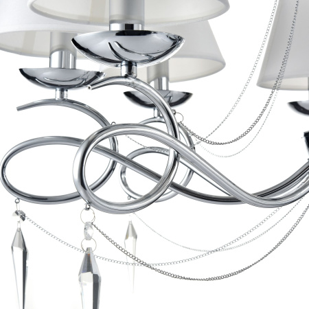 Люстра 8*E14 40Вт Хром IP20 Haley FR2909-PL-08-CH Freya