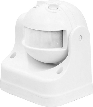 Датчик движения 1100W 12m 180° белый, SEN11
