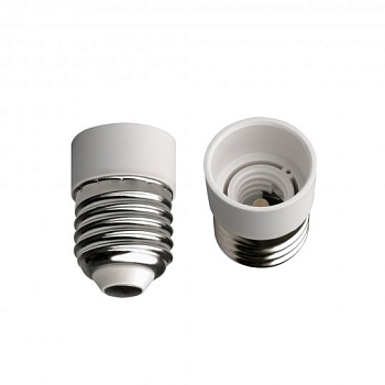 Переходник с цоколя Е27 на Е14 термопластик LH27-14L Uniel