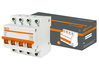 Выключатель автоматический ВА МОД ВА47-63 4П 63А 4,5кА С TDM