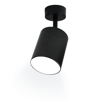 Светильник накладной Arton GU10 до 40 Вт черный 80х100 Ritter