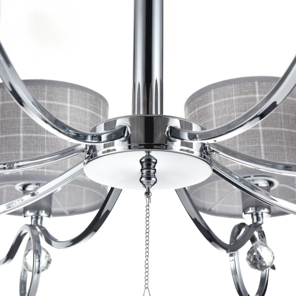 Люстра 8*E14 40Вт Хром IP20 Bertrand FR5906-PL-08-CH Freya