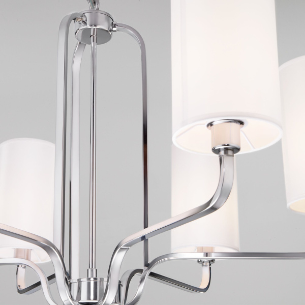 Классическая подвесная люстра 6*E14 40Вт хром IP20 Purezza (60128/6 хром) Eurosvet