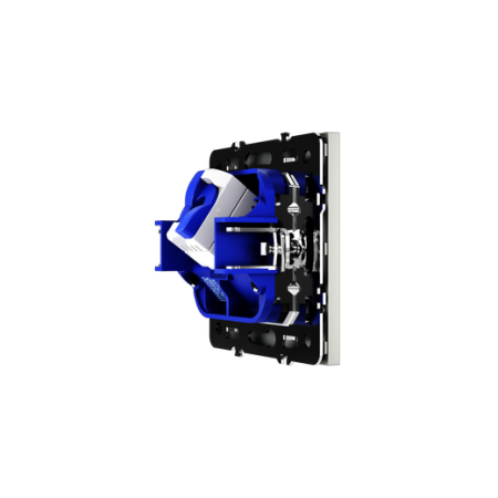 Розетка компьютерная встраиваемая Voltum S70 RJ45 КАТ.6, (сталь)