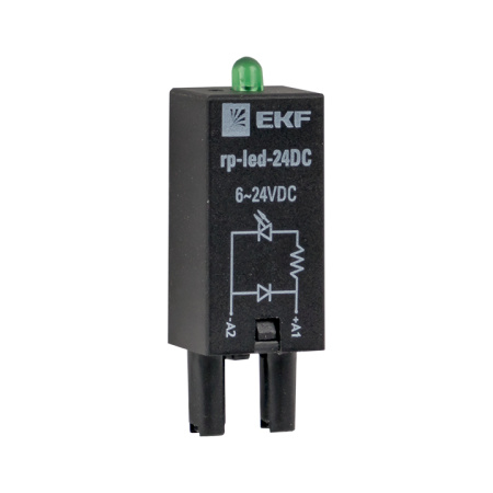 Модуль светодиодный 24 VDC для промежуточных реле RP AVERES EKF Модуль светодиодный 24 VDC для промежуточных реле RP AVERES EKF