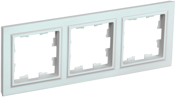 BRITE Рамка 3-местная РУ-3-БрЖ жемчуг IEK