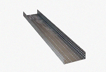 Лоток перфорированный ЛМ 400х65х3000 УХЛ1, оцинкованный лист, S1,0