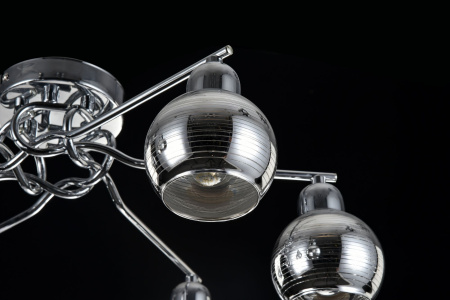 Потолочный светильник 6*E14 40Вт Хром IP20 Cosmo FR5102-CL-06-CH Freya