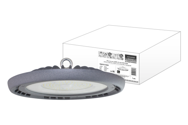 Светильник ДСП-03-100 UFO ECO 100 Вт, 10 000 лм, 6500 К, 220-240 В, IP65, Народный