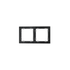 Рамка пластиковая Voltum S70 на 2 поста, (графит)