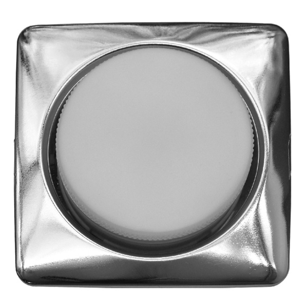 Светильник встраиваемый GCL-GX53-H38-C ХРОМ КВАДРАТ ОБЪЕМНЫЙ General