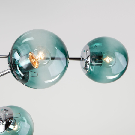 Потолочная люстра с плафонами 8*E27 хром IP20 (30166/8 хром) Eurosvet