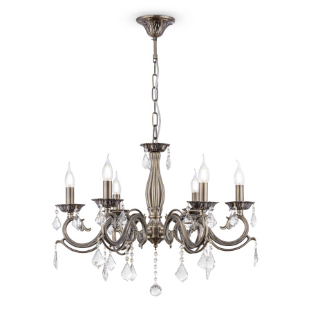 Люстра 6*E14 60Вт Бронза Антик IP20 Bronze RC245-PL-06-R Maytoni