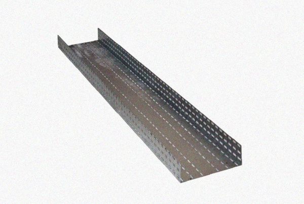 Лоток перфорированный ЛМ 400х65х2000 УТ1,5, горячее цинкование S1,5
