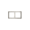 Рамка пластиковая Voltum S70 на 2 поста, (кашемир)