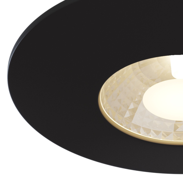 Встраиваемый светильник 7Вт 3000K Черный IP20 Zen DL038-2-L7B Technical