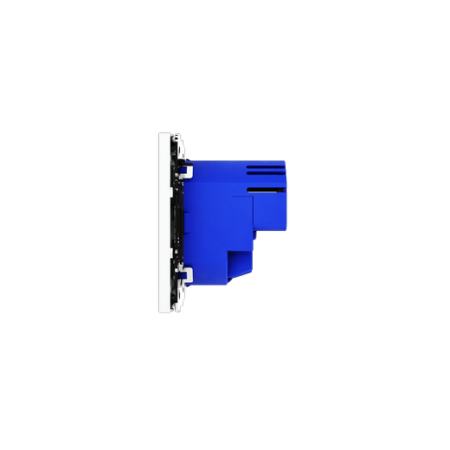 Розетка встраиваемая Voltum S70 с заземлением и защитными шторками, 16А, с USB, A+A, (белый матовый)