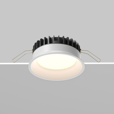 Встраиваемый светильник LED 12Вт Белый IP44 Downlight DL055-12W3-4-6K-W Technical Maytoni