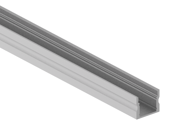 Donel Накладной алюминиевый профиль, 17,2х14,5х3000. Цвет: Анодированное серебро,Серия:DN8ALE