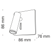 Бра 3Вт 3000K Белый IP20 Mirax C040WL-L3W3K Technical