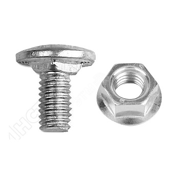 Комплект соединительный (Винт М6х10+гайка М6 DIN 6923) (100 шт/уп) Промрукав