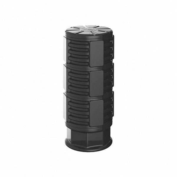 Пластиковый колодец КН-780/2000 (H=2000 мм, Dкр=780 мм,1 основание+3 удлиняющие секции+1 крышка) Промрукав