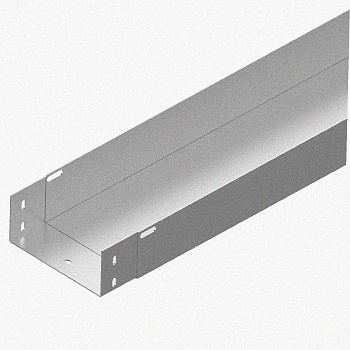 Лоток монтажный цельный глухой ЛМЦГ150х150х3000 УХЛ1, нержавеющая сталь, S0,8