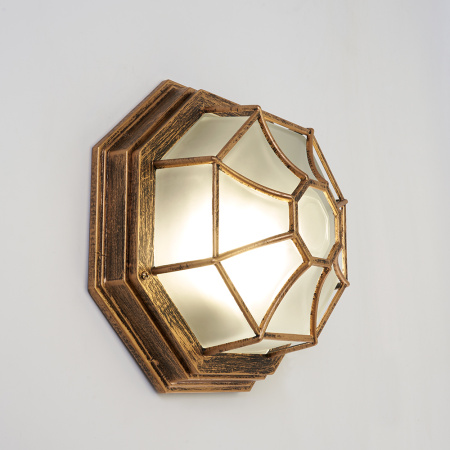 Светильник садово-парковый Feron PL661 60W E27 230V, черное золото