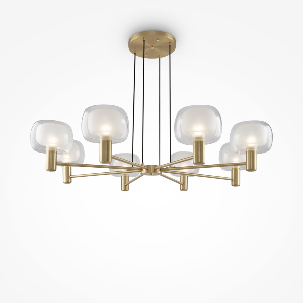 Подвесной светильник 8*E14 60Вт Золото IP20 Vision MOD411PL-08G Maytoni