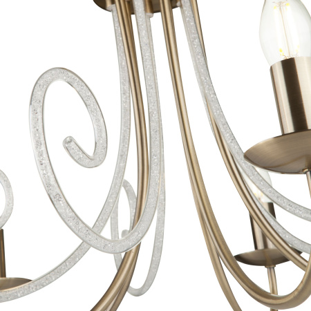 Люстра 5*E14 60Вт Бронза IP20 Nicole FR2008PL-05BZ Freya