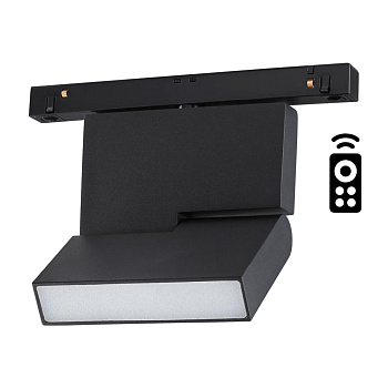 Трековый св-к димм.с ДУ,со сменой цв.темп.IP20 LED 3000~6500К 10W 48V черный FLUM NOVOTECH