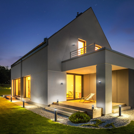 Ландшафтный светодиодный светильник 12Вт 4000К черный IP54 (a052251) Elektrostandard