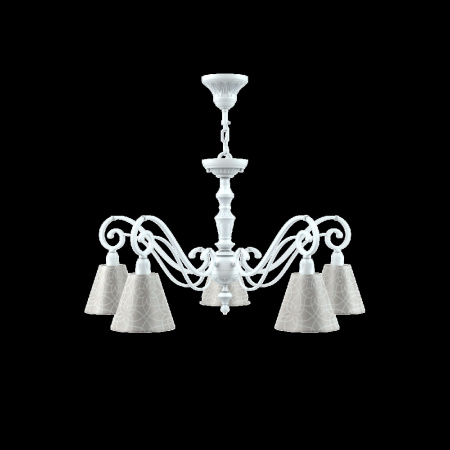 Люстра 5*E14 40Вт Матовый Белый IP20 Classic 7 E3-05-WM-LMP-O-4 Maytoni