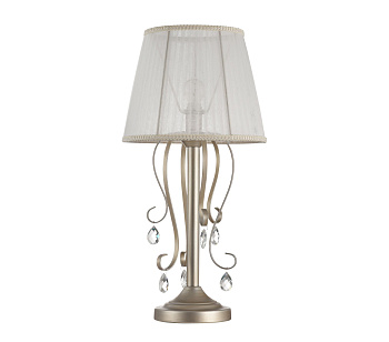 Настольный светильник 1*E14 40Вт Кремовый с Золотом IP20 Simone FR2020-TL-01-BG Freya