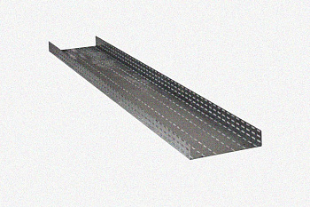 Лоток глухой ЛМГ 500х200х3000 УТ1,5, оцинкованный лист S1,5