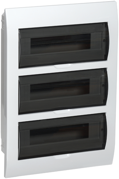 Корпус пластиковый ЩРВ-Пк-45 IP41 белый KREPTA 3 IEK